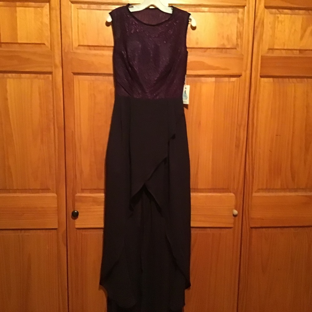NEW size 8 plum Fashion Classic Gorgeous high low dress